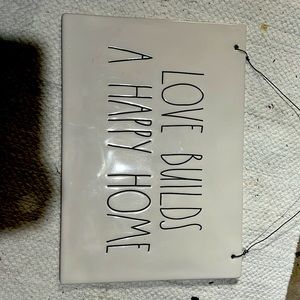 Happy Home Ceramic Sign